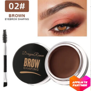 2 in1 Eyebrow Dye Cream with Eyebrow Brush Waterproof