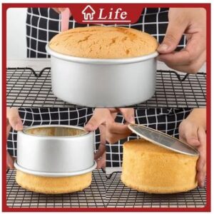 Round Cake Pan 4/6/8 Inch Non-Stick Aluminum Alloy Bakeware Baking Tray & Pans Cake Pastry Molds Oven-Safety